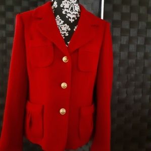 Womans dark red "Victor" blazer